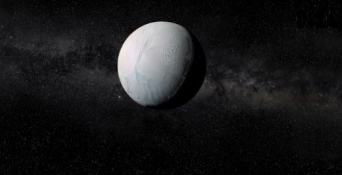 satürnün büyük uydusu enceladus