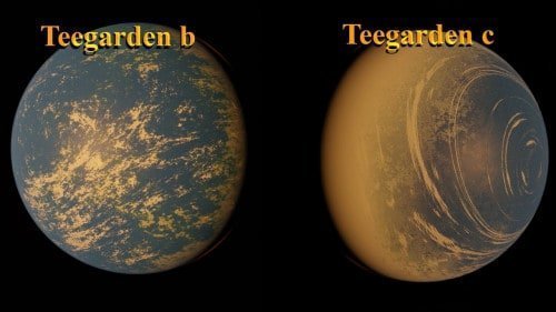 teegarden b ve teegarden c gezegenleri