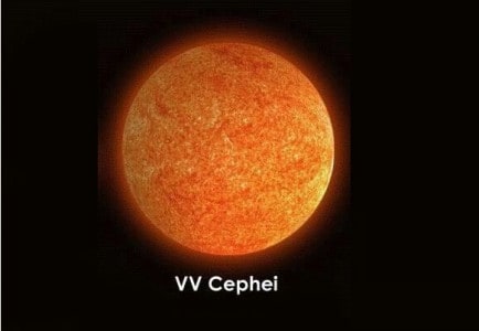 VV Cephei B Yıldızı