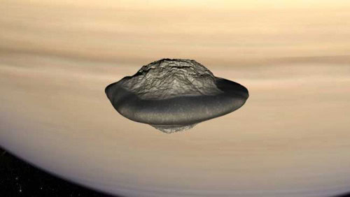 Saturn'un uydusu Atlas